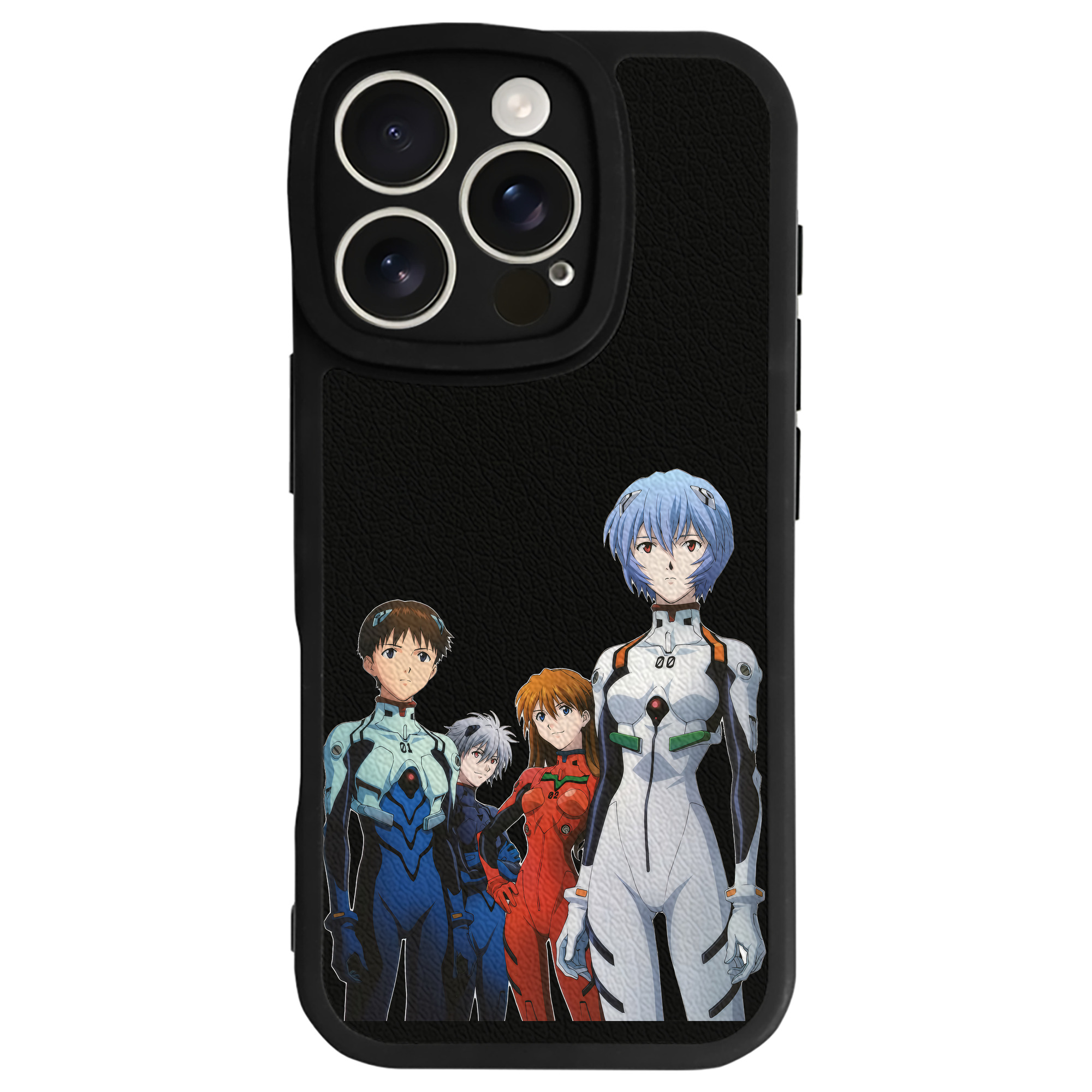 （画像用） EVA 新世紀エヴァンゲリオン 【iPhone 16シリーズ対応】シリコンスマホケース（レザー調） 材質：シリコン